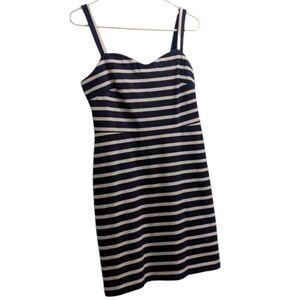 Old Navy Short Blue & White Striped Dress M